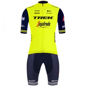 Tenue Maillot + Cuissard à Bretelles 2020 Trek-Segafredo N002